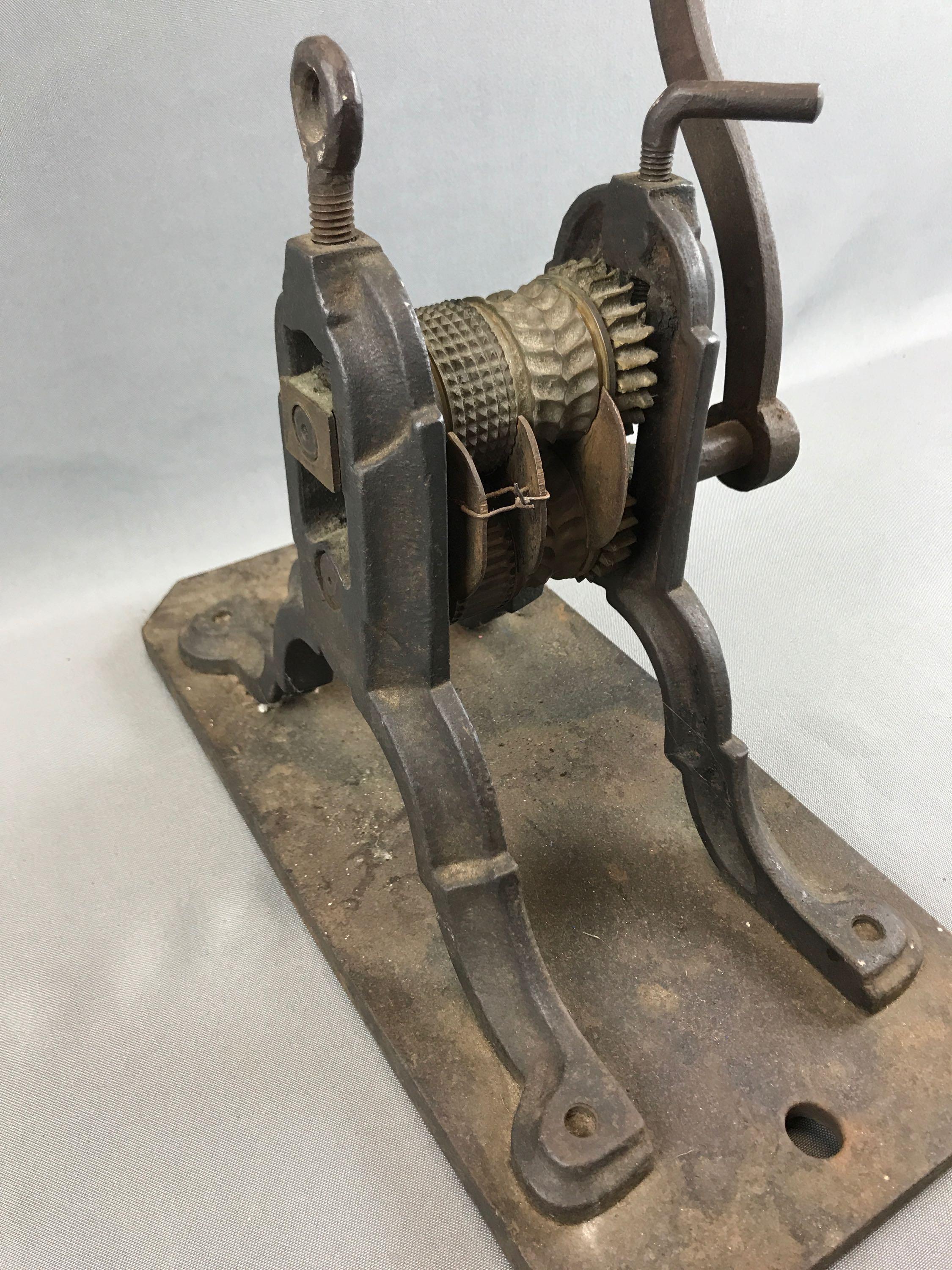 Sold at Auction: Antique Bronze & Cast Iron Fish Hard Candy Roller
