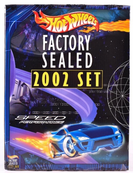 Hot Wheels 2002 Factory Sealed Set with Original Shipping Box