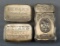 Group of 3 : Vintage Advertising Match Safes