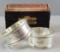 Antique Sterling Silver Napkin Rings + Box