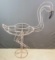 Vintage Metal Flamingo Plant Stand