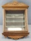 Vintage Wooden Wall Display Case