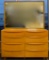 Mid Century Modern Heywood-Wakefield Six Drawer Dresser with Mirror