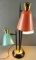 Vintage Mid Century 3-light Desk Lamp