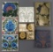 Group of 7 Tiles - includes William Morris and Mercer Tile