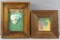 Set of 2 : Framed Grape Art Tiles