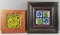 Set of 2 : Framed Art Tiles