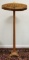 Vintage Craftsman Mission Style Floor Lamp with Wicker Shade