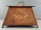 Vintage Hammered Copper Kindling Storage