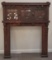 Vintage Arts and Crafts Mission Oak Fireplace Surround