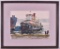 Watercolor of a Tug Boat Scene Signed by Artist