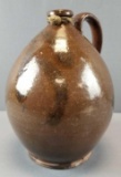 Antique Redware Ovoid Jug