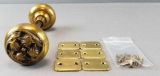 Antique Brass Doorknob and Door Hardware