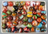 Group of Vintage Glass Marbles Many Peltier