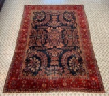 Vintage Persian Oriental Hand Knotted Wool Rug