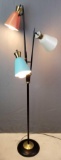 Vintage Mid Century 3-light Floor Lamp