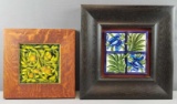 Set of 2 : Framed Art Tiles