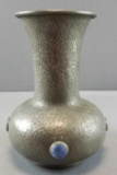 Ashberry Hammered Pewter Arts and Crafts Vase