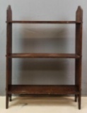 Antique Arts and Crafts Style Open Bookshelf