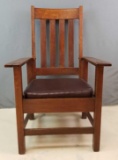 Vintage Stickley Brothers Craftsman Armchair