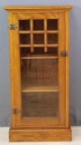 Vintage Craftsman Glass Front Cabinet