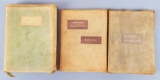 Group of 3 : Antique Leather Bound Roycrofter Books