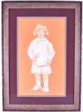 Katharine Pyle (American Artist) Original Pastel