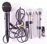 Group of 3 Microphones