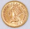 1873 P $1 Indian Princess Gold