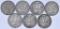 Group of (7) Three Cent Piece Nickels