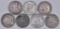 Group of (7) Seated Liberty Silver Half Dimes