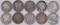 Group of (10) Buffalo Nickels