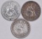 Group of (3) Seated Liberty Silver Quarters