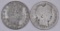 Group of (2) Barber Silver Quarters
