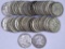 Group of (50) 1949 P Franklin Silver Half Dollars