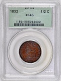 1832 Classic Head Half Cent (PCGS) XF45.