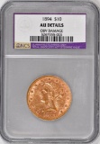 1894 P $10 Liberty Gold (NCS) AU Details