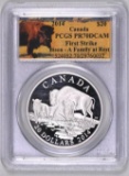 2014 $20 Canada Bison A Family At Rest (PCGS) PR70DCAM First Strike