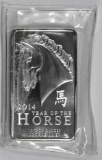 Provident Metals 10oz. .999 Fine Silver Year Of The Horse Ingot / Bar