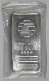 Engelhard 10oz. .999 Fine Silver Ingot / Bar