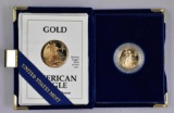 1991 P $10 American Gold Eagle 1/4oz Proof