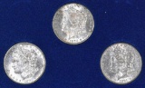Group of (3) San Francisco Mint Morgan Silver Dollars