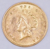 1854 $1 Ty.2 Indian Princess Gold