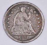 1841 O Seated Liberty Silver Half Dime