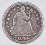 1844 O Seated Liberty Silver Half Dime