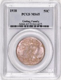 1938 P Walking Liberty Silver Half Dollar (PCGS) MS65