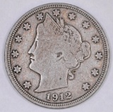1912 S Liberty Head Nickel