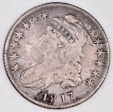 1817 Capped Bust Silver Half Dollar