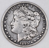 1895 S Morgan Silver Dollar.