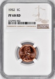 1952 P Lincoln Wheat Cent (NGC) PF68RD